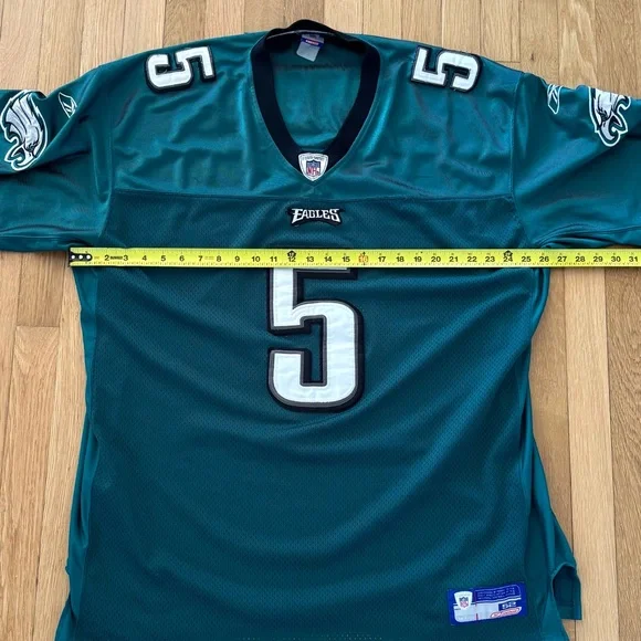 Rare Reebok Philadelphia Eagles McNabb Jersey On Field 52 Embroidered Retro NFL